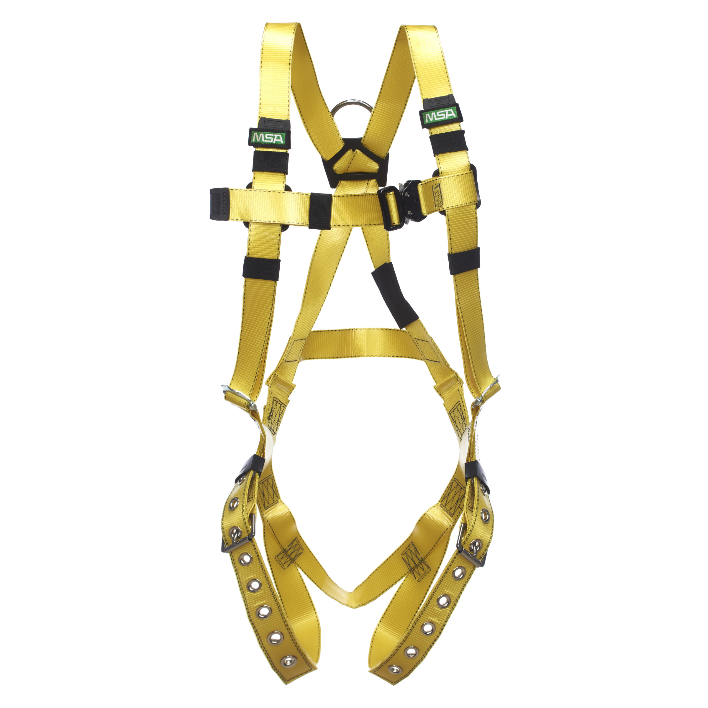 Gravity COATED WEB Harness, Vest-Type, SST BACK D-ring, Tongue Buckle leg straps, Super XL (SXL), Yellow